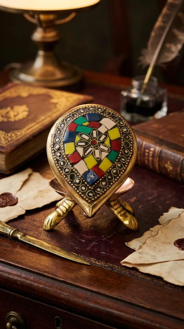 MH Decors Decorative Brass Tortoise with Secret Wish Box for Home and Office Spaces