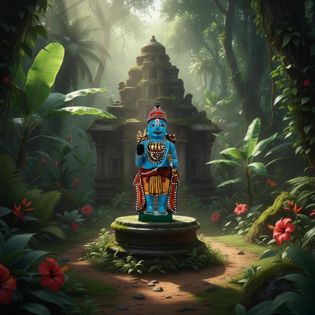 VPH Gift Store Kondapalli Wooden Lord Vishnu Dasavatharam Set of 10 for Home Decor