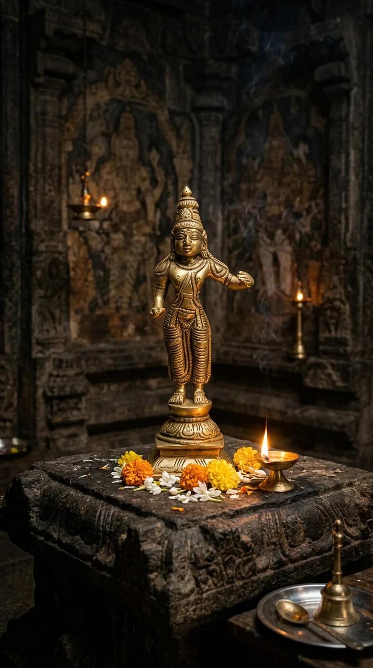 Value Gifts Traditional Brass Lord Vishnu Dasavatharam Figurines for Spiritual Home Decor