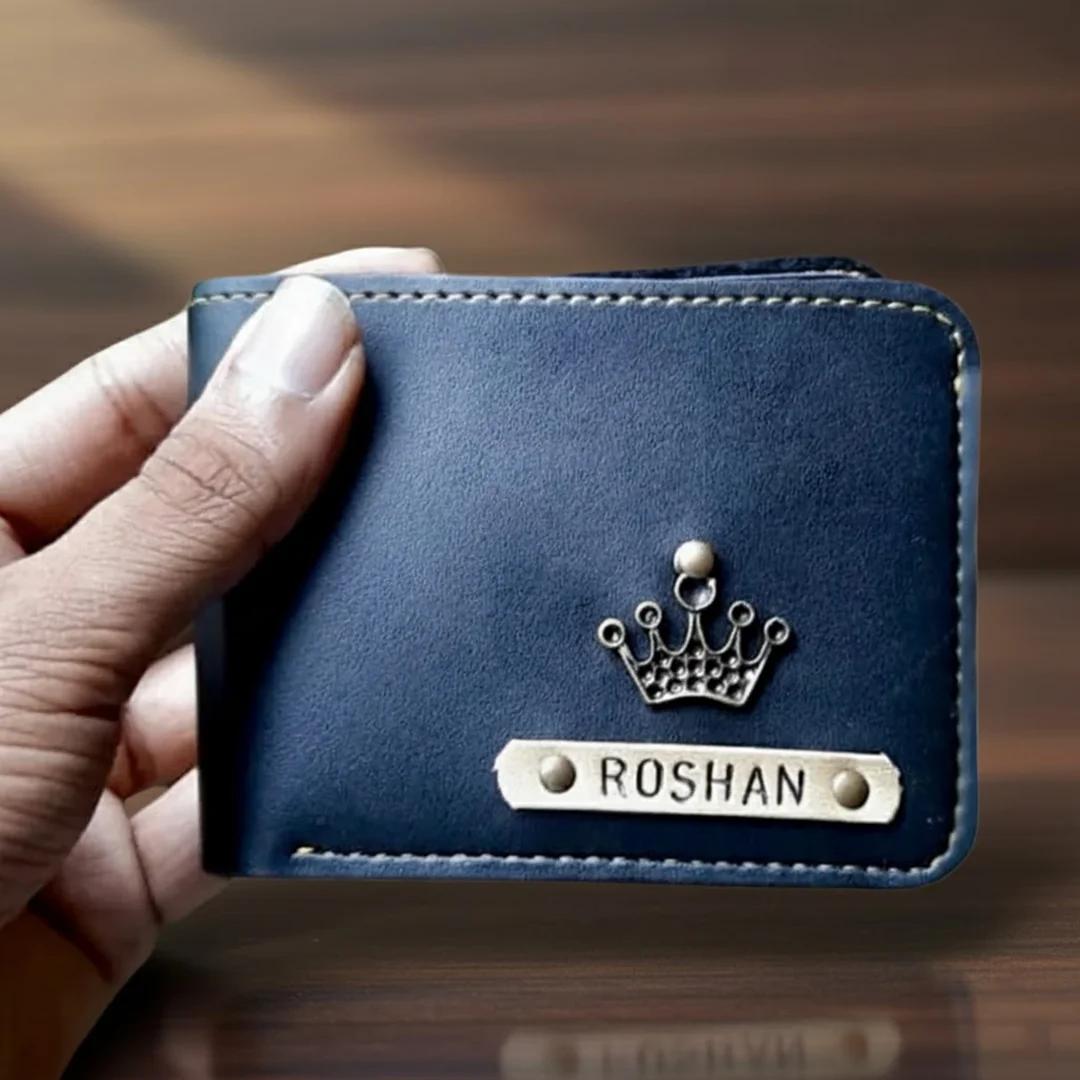 Zpics Men's Blue Wallet