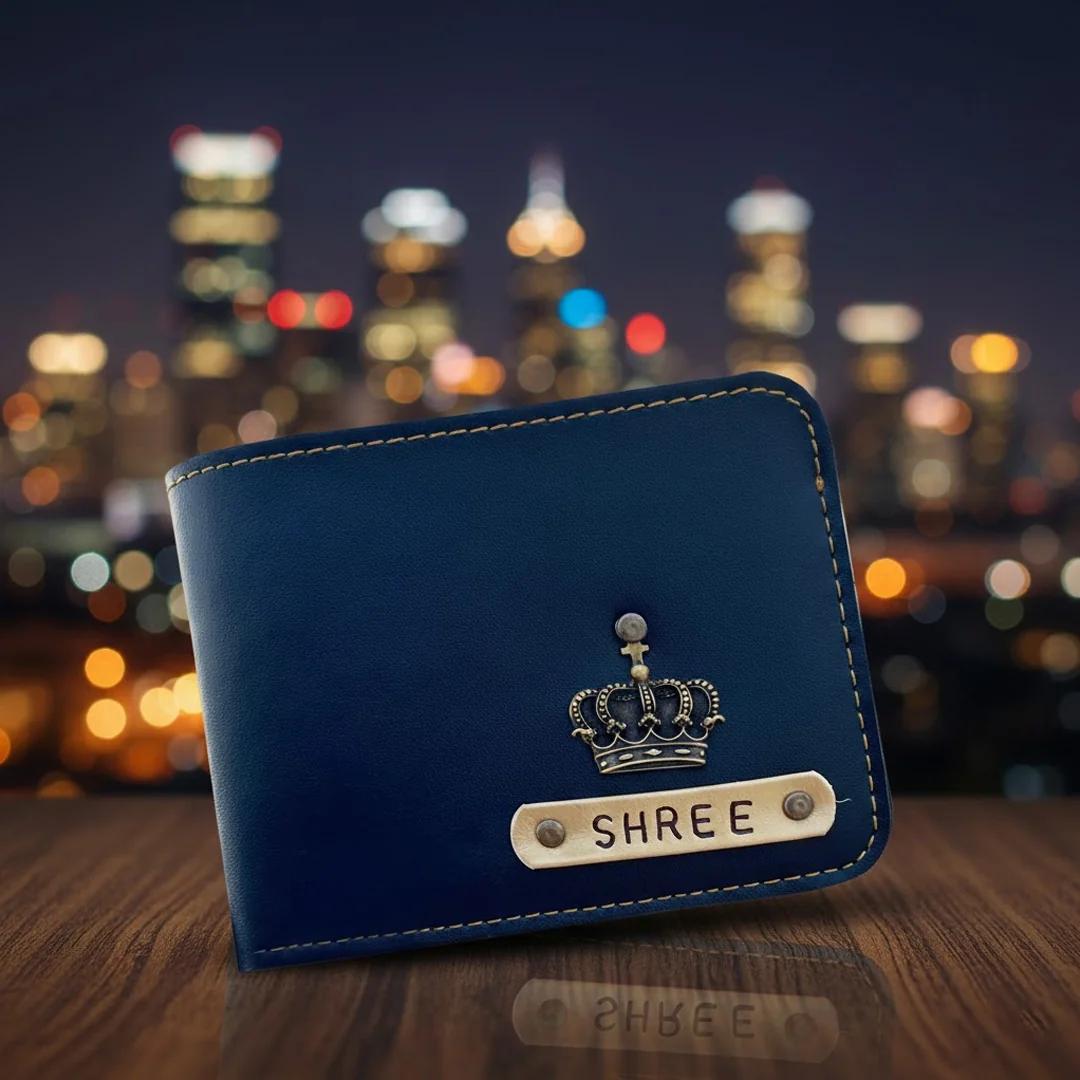 Zpics Men's Blue Wallet