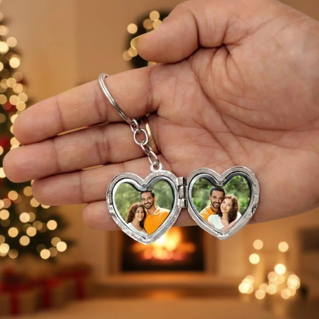 Zpics Metal Heart Keychain