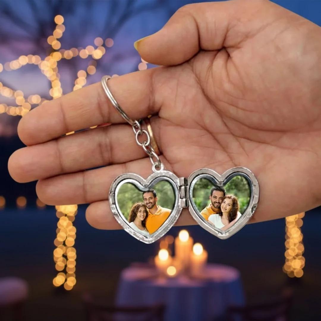 MH Decors Metal Heart Keychain Elegant and Timeless Gift