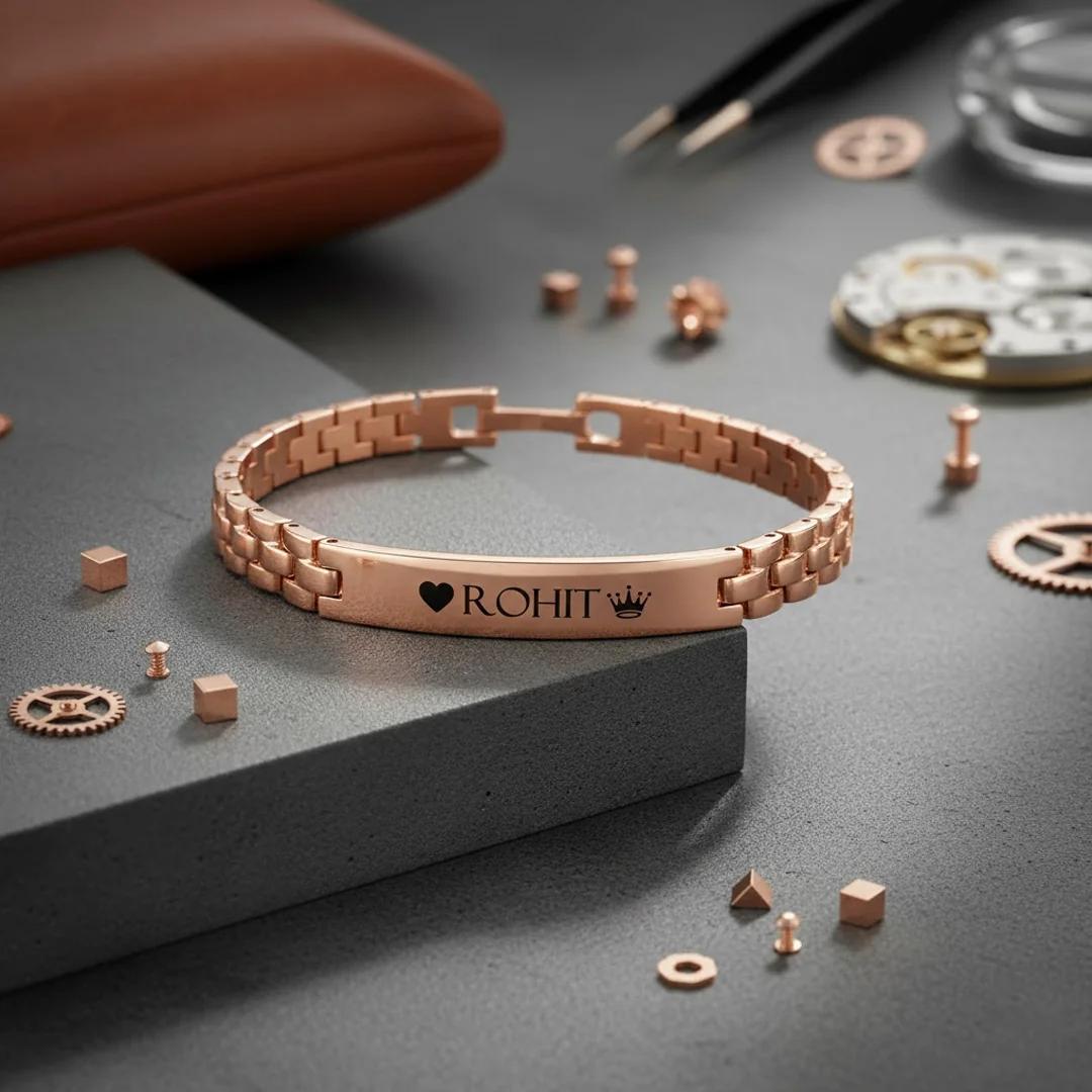 MH Decors Premium Name Bracelet Personalized Elegance