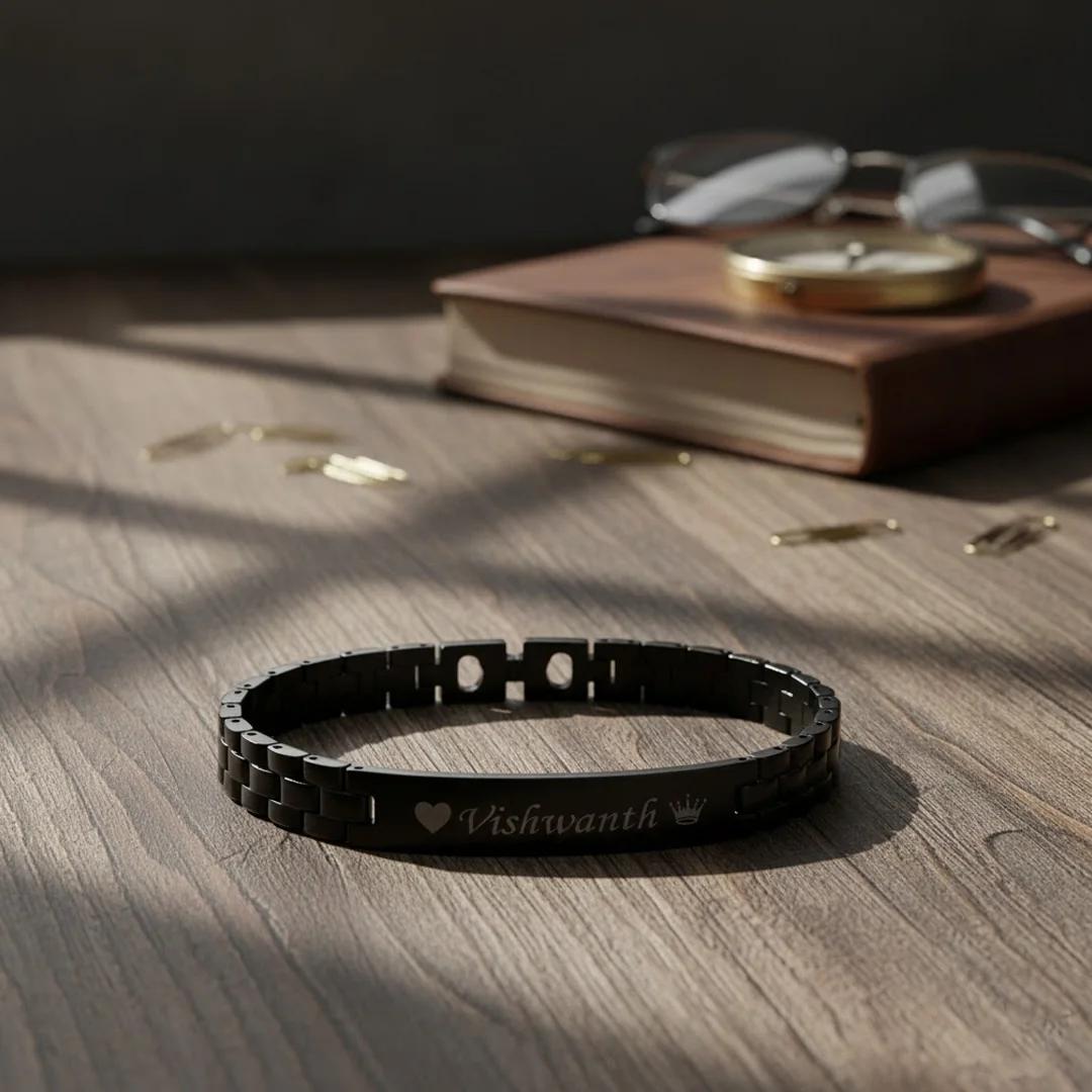 MH Decors Premium Name Bracelet Personalized Elegance