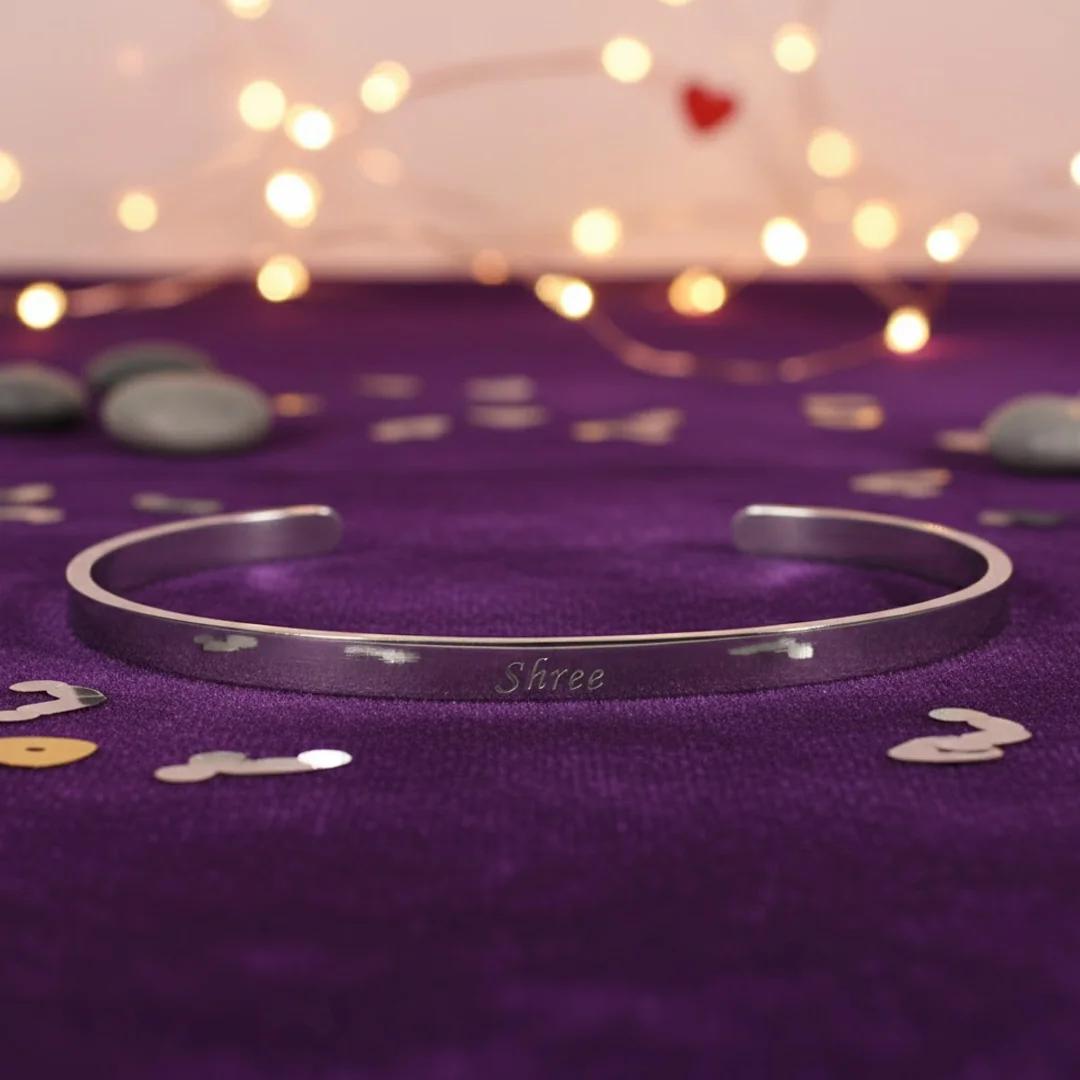 Zpics Silver Kada for Men