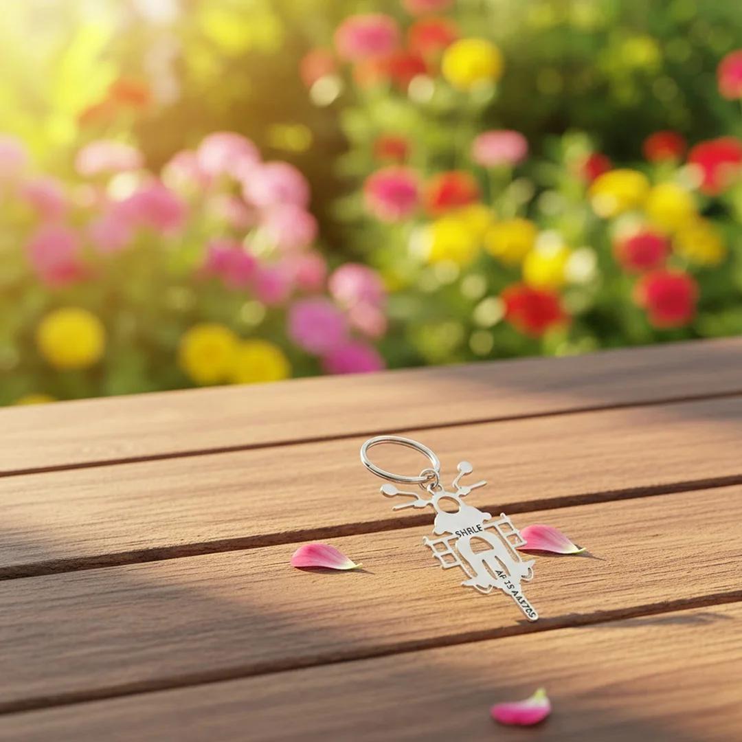 Zpics Metal Keychains for Bikes