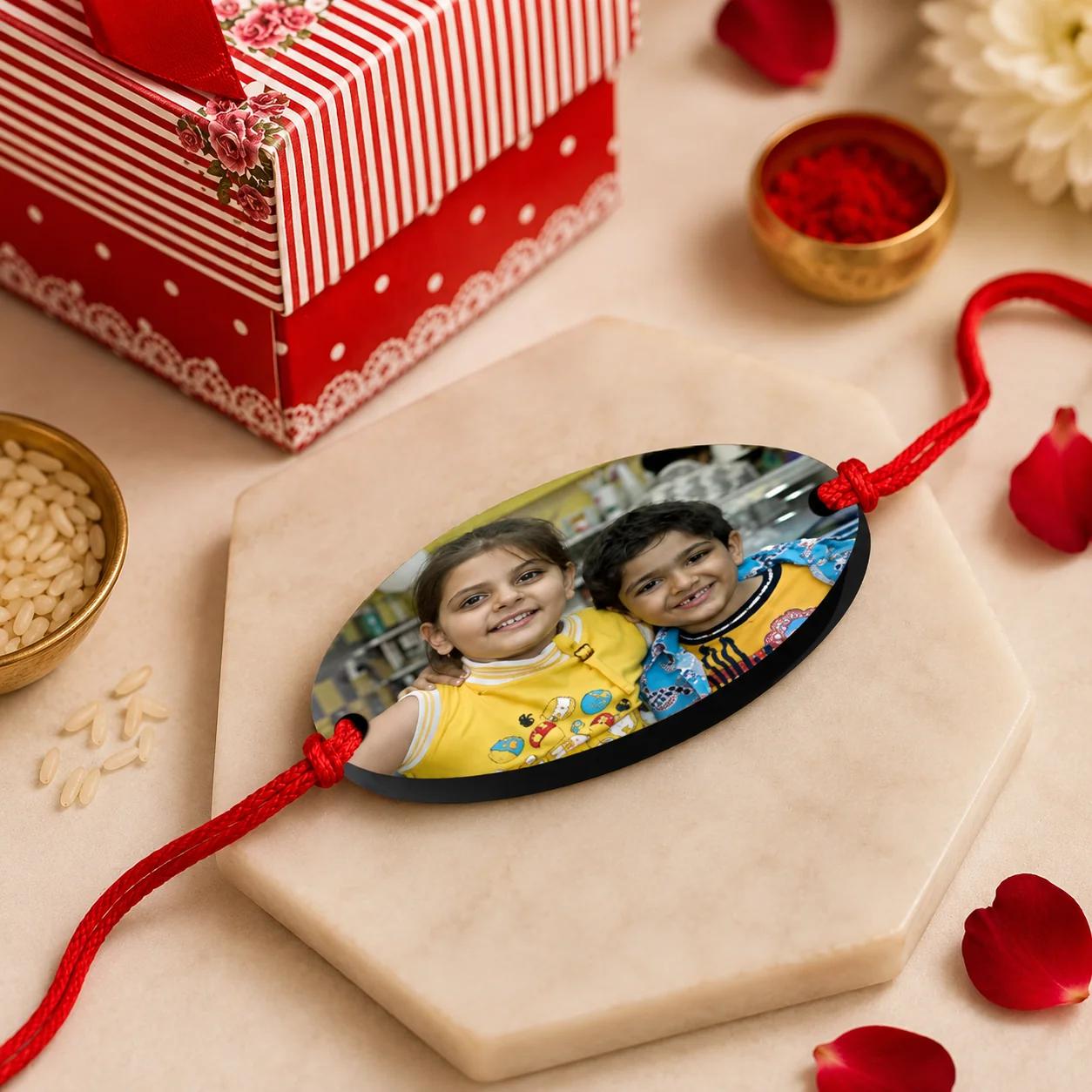 Personalized Photo Rakhi for Brother
