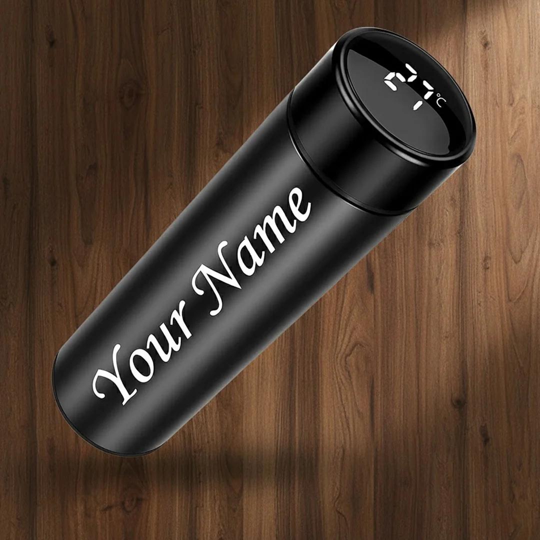 ZestPics Stylish Smart Water Bottle - Black