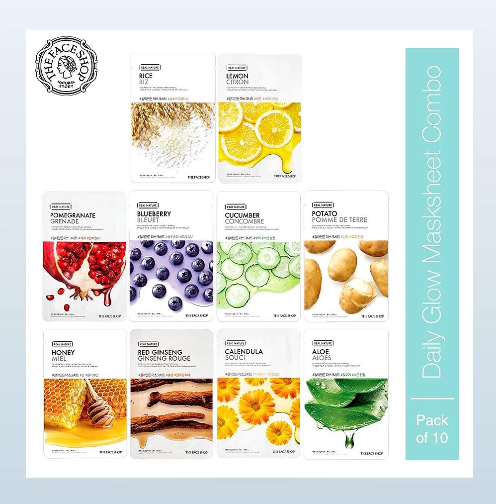 The Face Shop Real Nature Daily Glow Sheet Mask