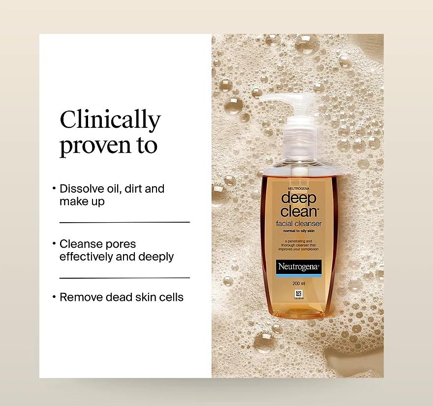 Neutrogena Deep Clean Facial Cleanser