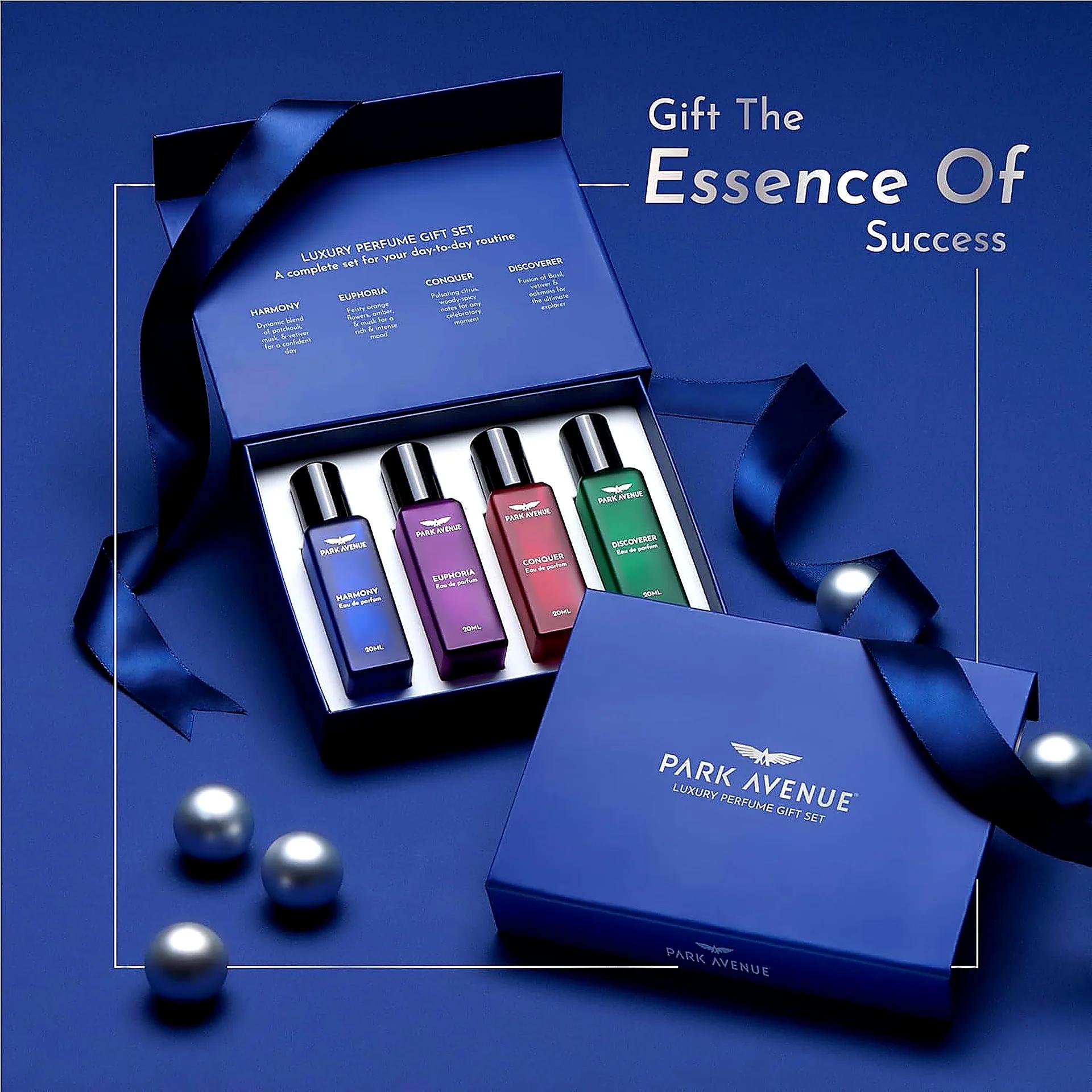 Park Avenue Luxury Perfume Gift Set for Men – 4×20 ml