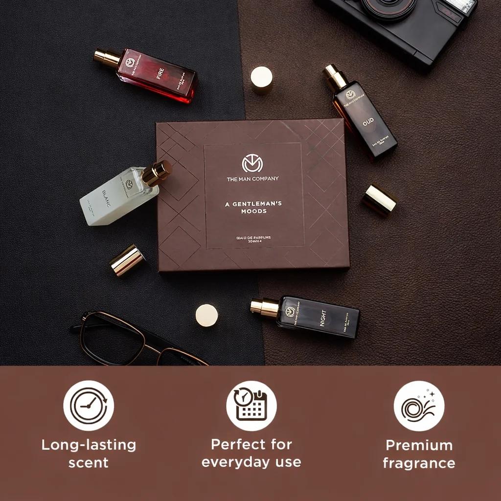 The Man Company Premium Perfume Gift Set for Men – 4×20 ml