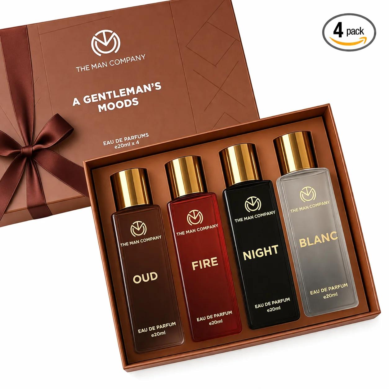 The Man Company Premium Perfume Gift Set for Men – 4×20 ml