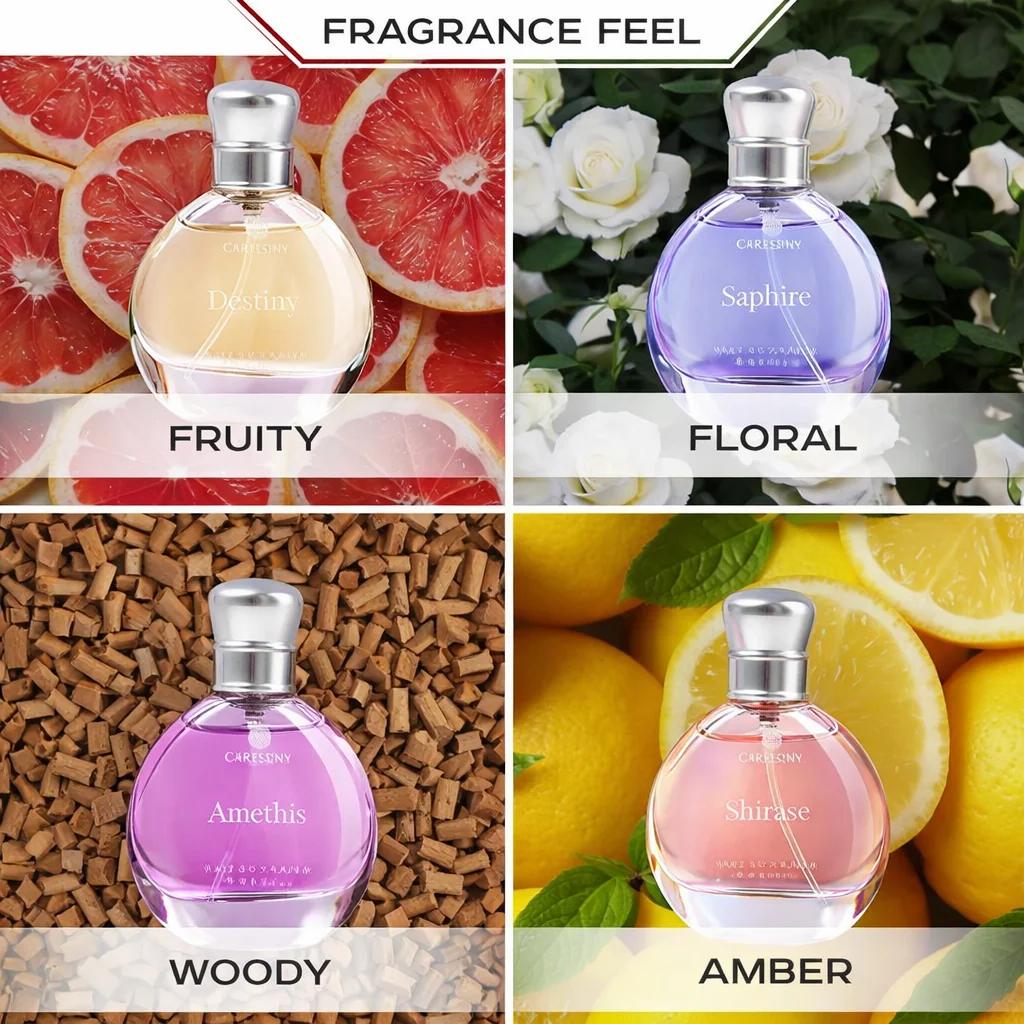 Carlton London Women Exotique Perfume Gift Set (4 x 30ml) Rose, Orange, Cedar & Honey