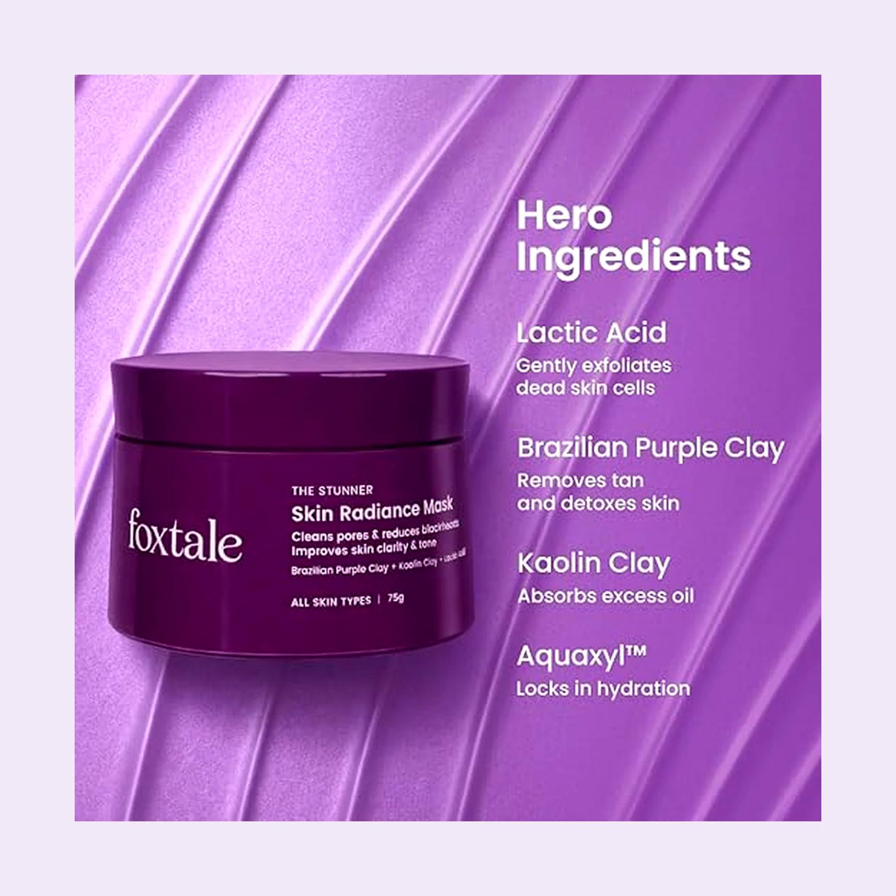 Foxtale Skin Radiance De-Tan Mask