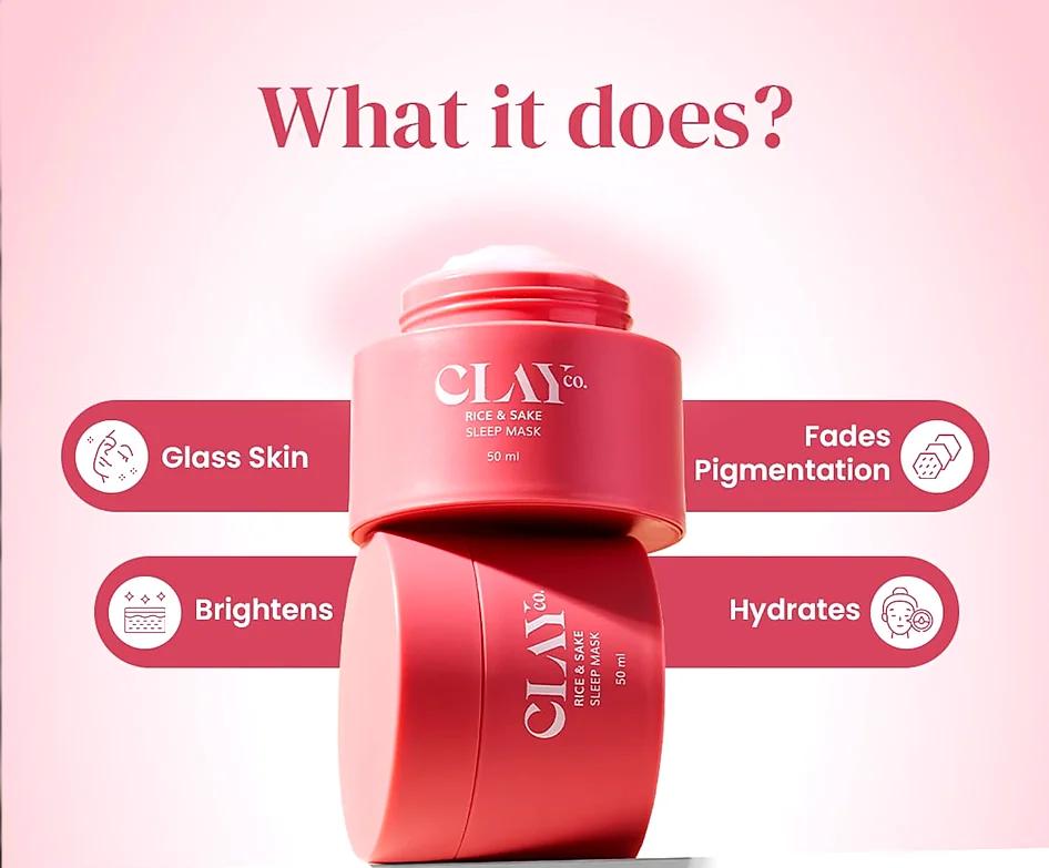 ClayCo Rice & Sake Sleep Mask