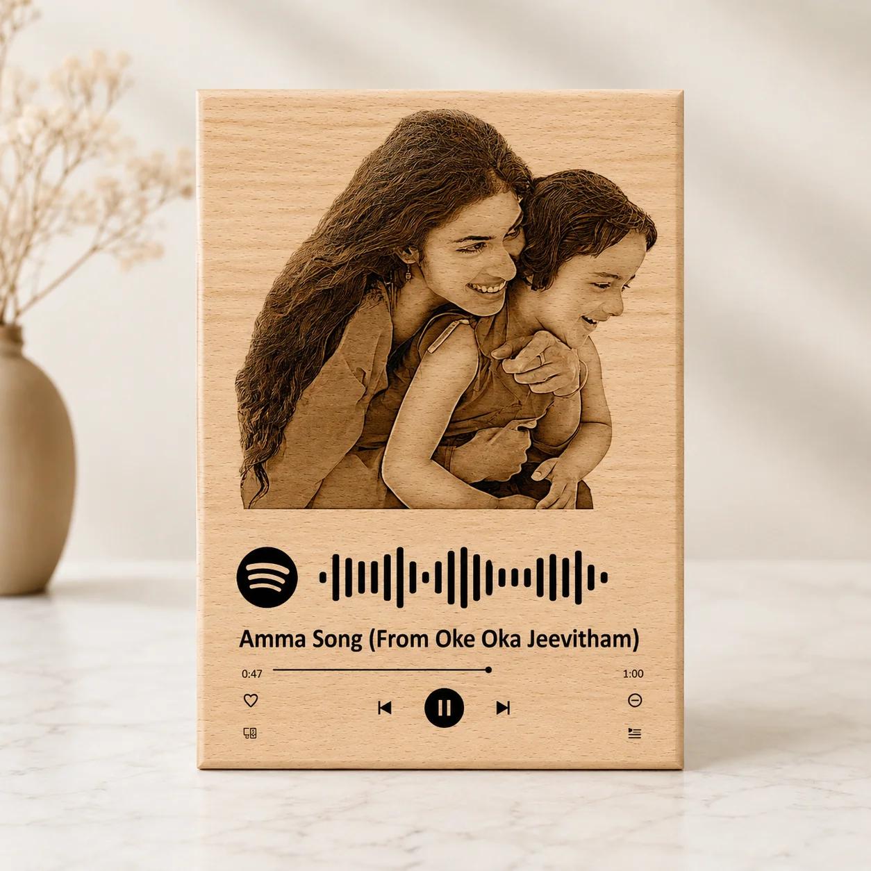 Personalized spotify-plaques (6*9) Medium Size