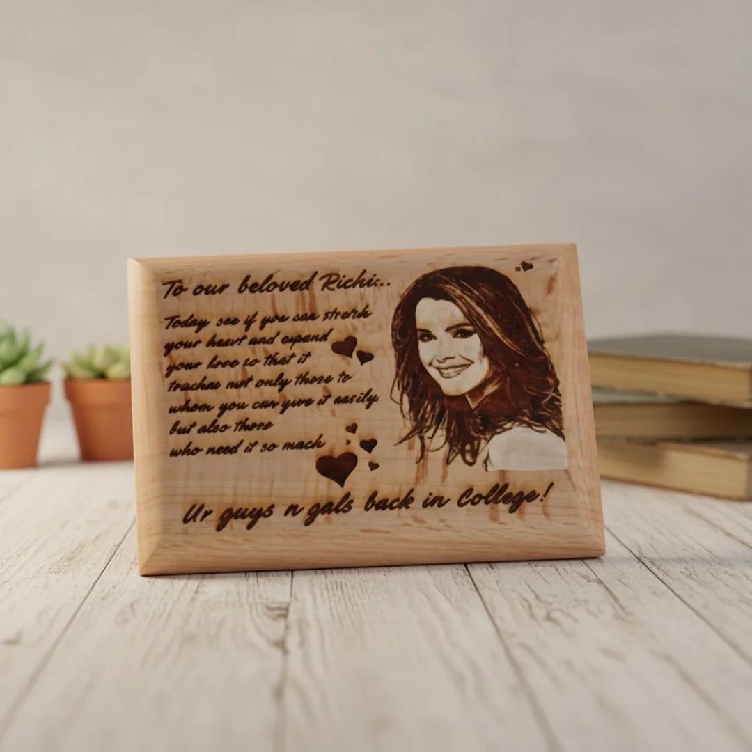 Zpics Wooden Plate (5*4)