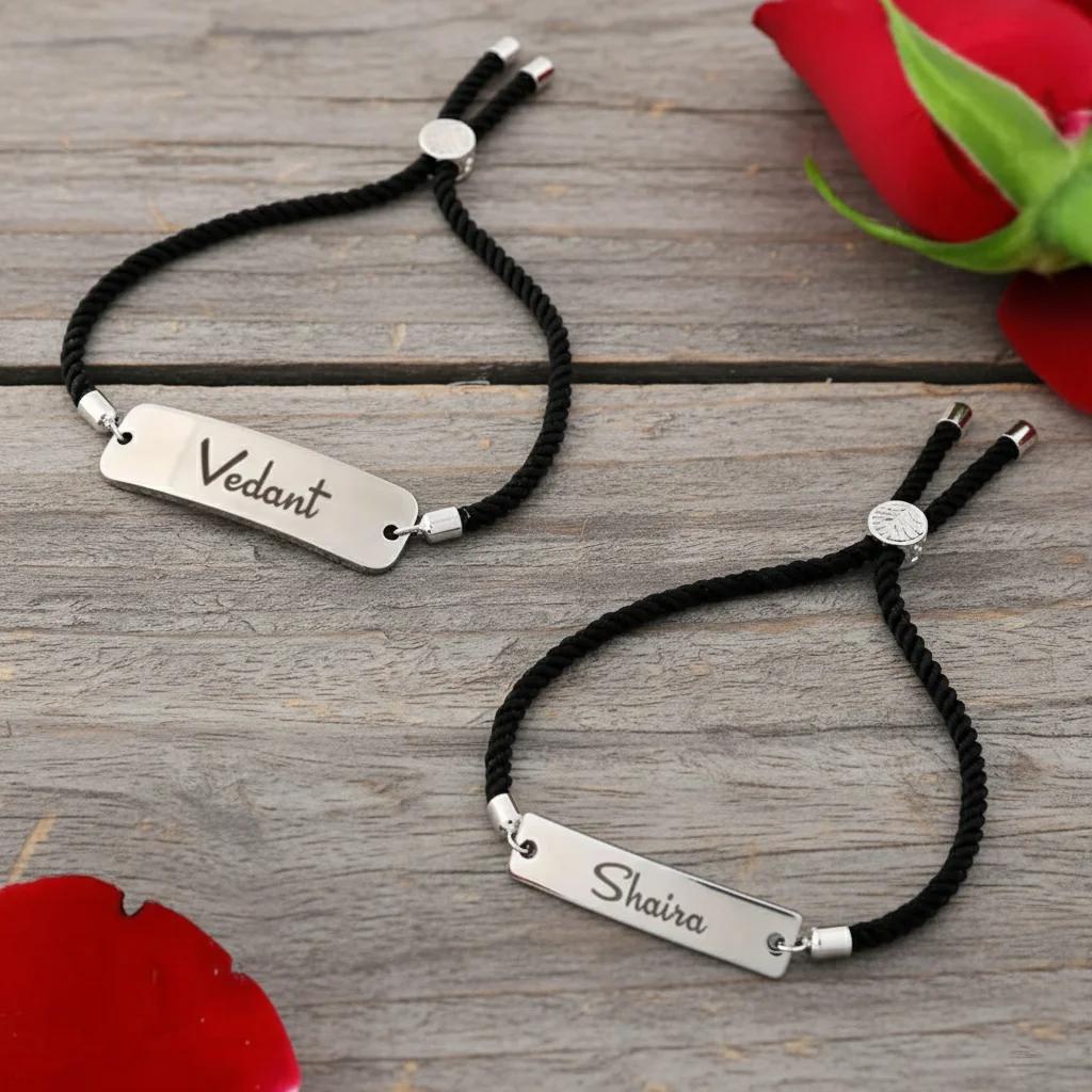Personalized Stainless Steel Name Bracelet – Hypoallergenic & Durable