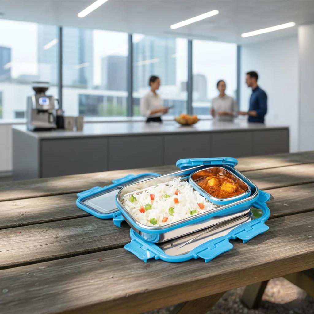 Personalized Stainless Steel Lunch Box – Eco-Friendly & Custom Engraved