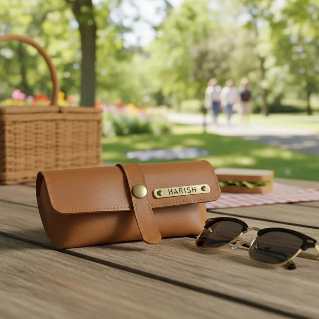 MH Decors Personalized Glasses Holder – Stylish Case with Name & Charm