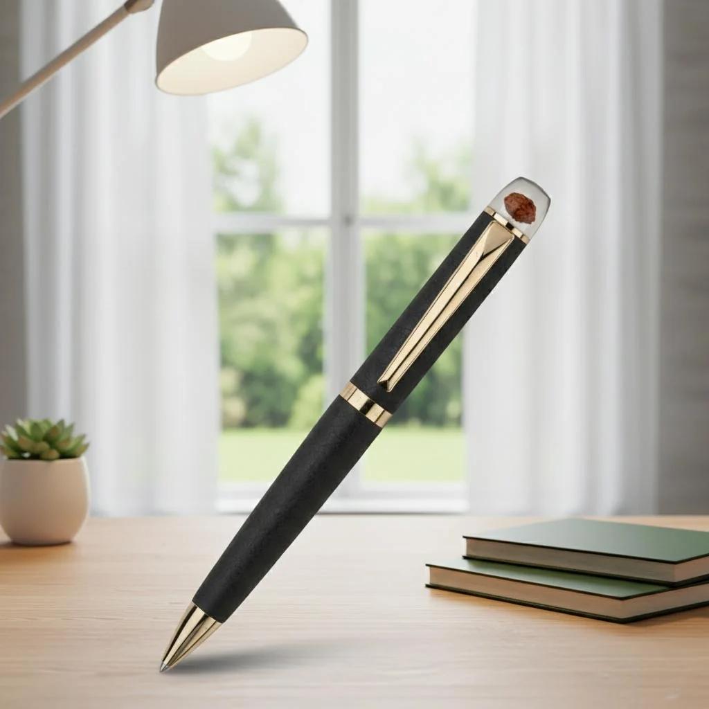 Zpics Customised Name on Rudraksha Pen