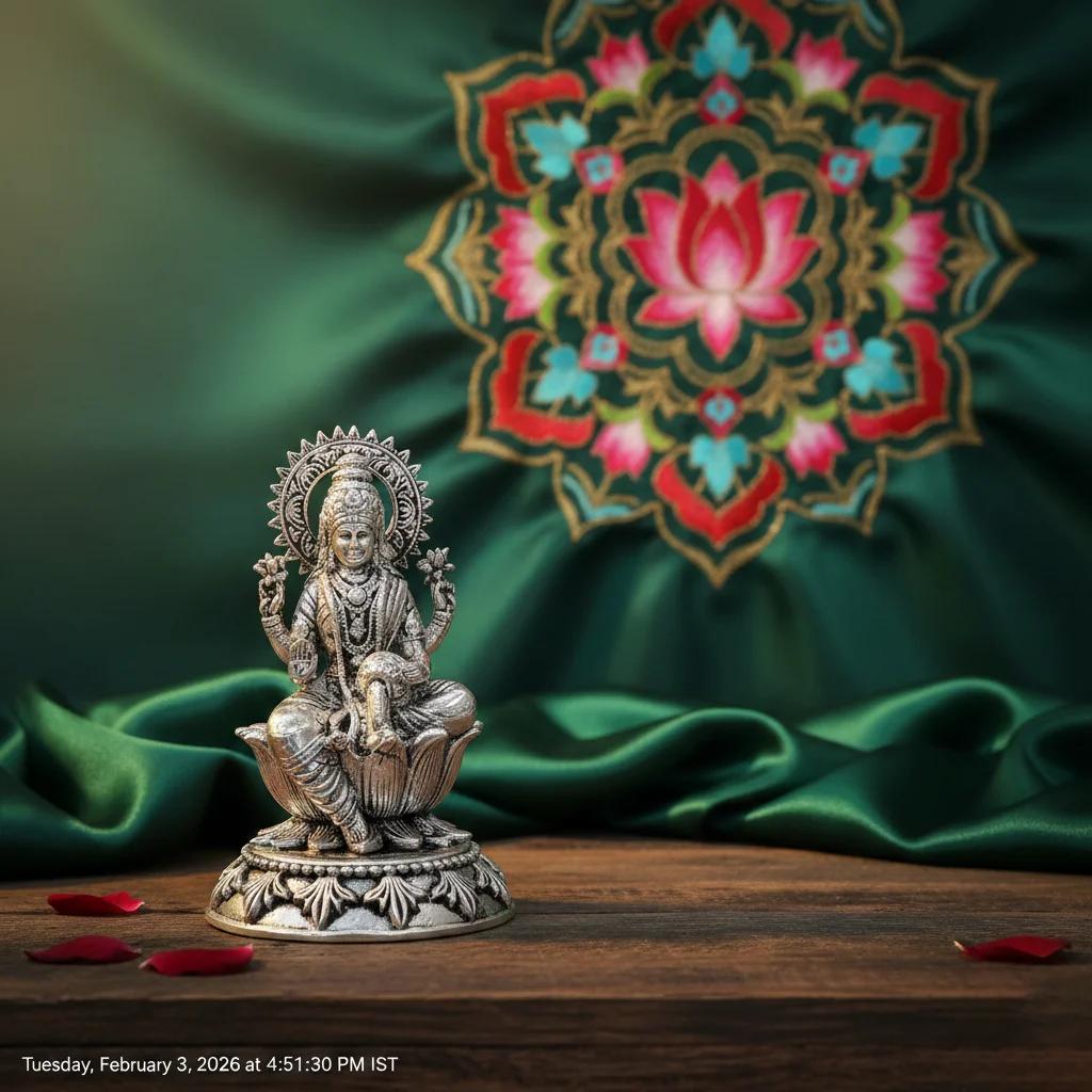 VPH Gift Store Elegant 3 Inch German Silver Idol