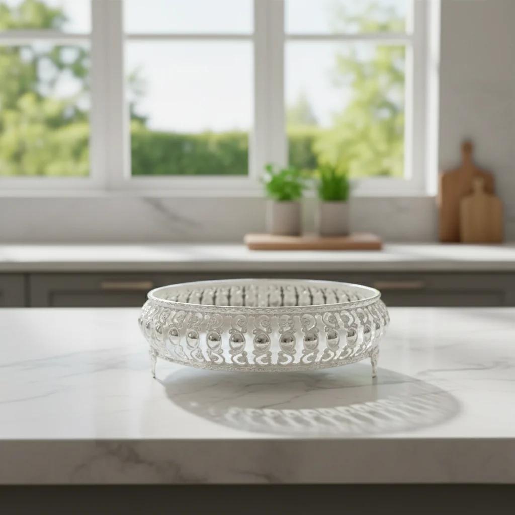 German Silver Pooja Vessel Set Premium Quality for Sacred Rituals and Worship