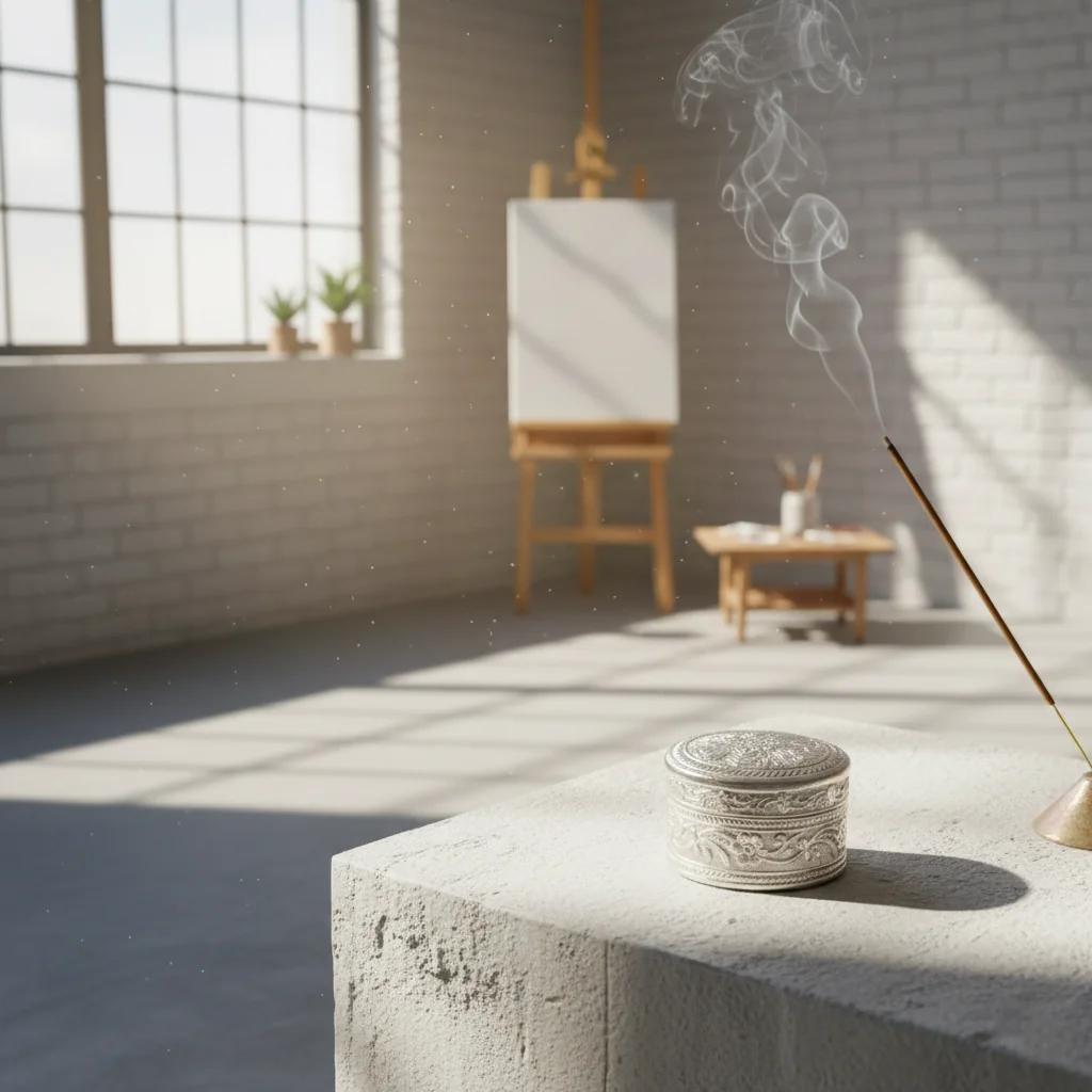 Authentic German Silver Home Temple Pooja Vessel Set for Devotional Use