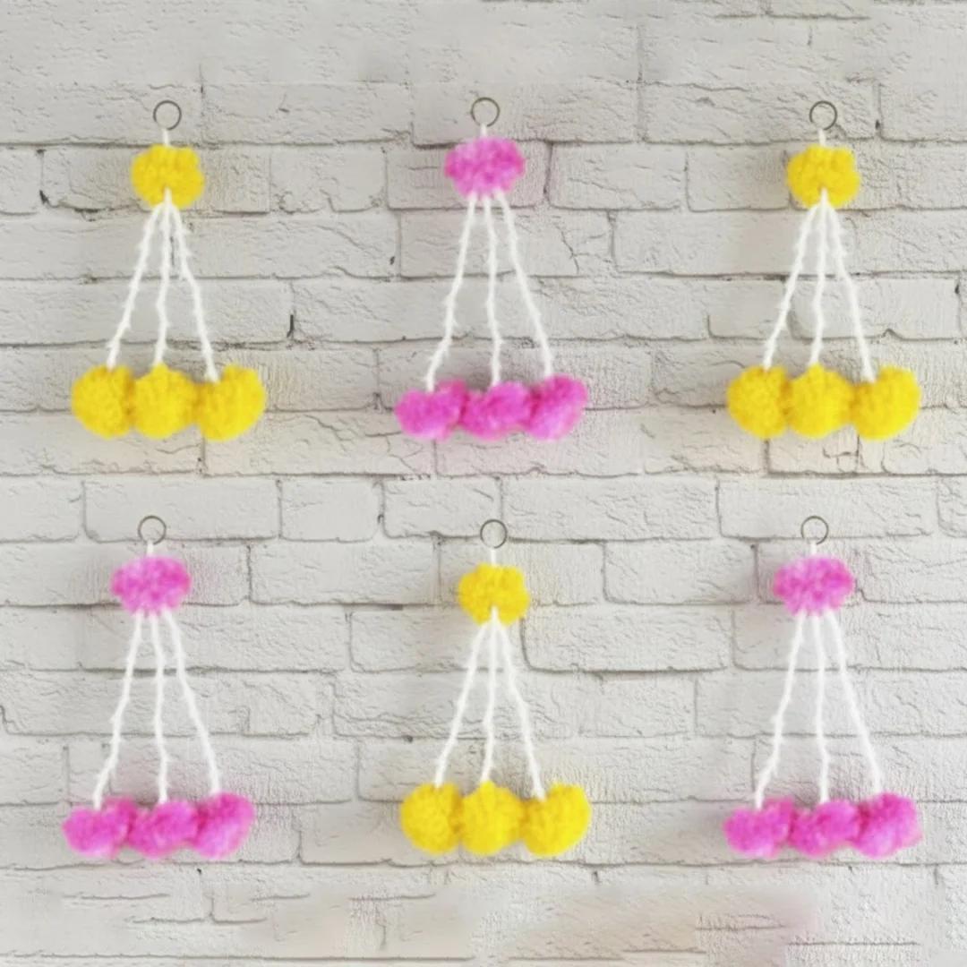 Artificial Flower Hangings for Décor (6 Pack)