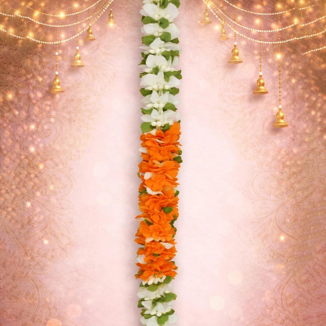 Sri Yagnaa Decorative Flower Garland Pack for Pooja & Festivals