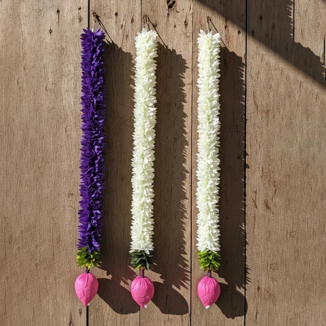 Sri Yagnaa Decorative Artificial Flower Garland Set