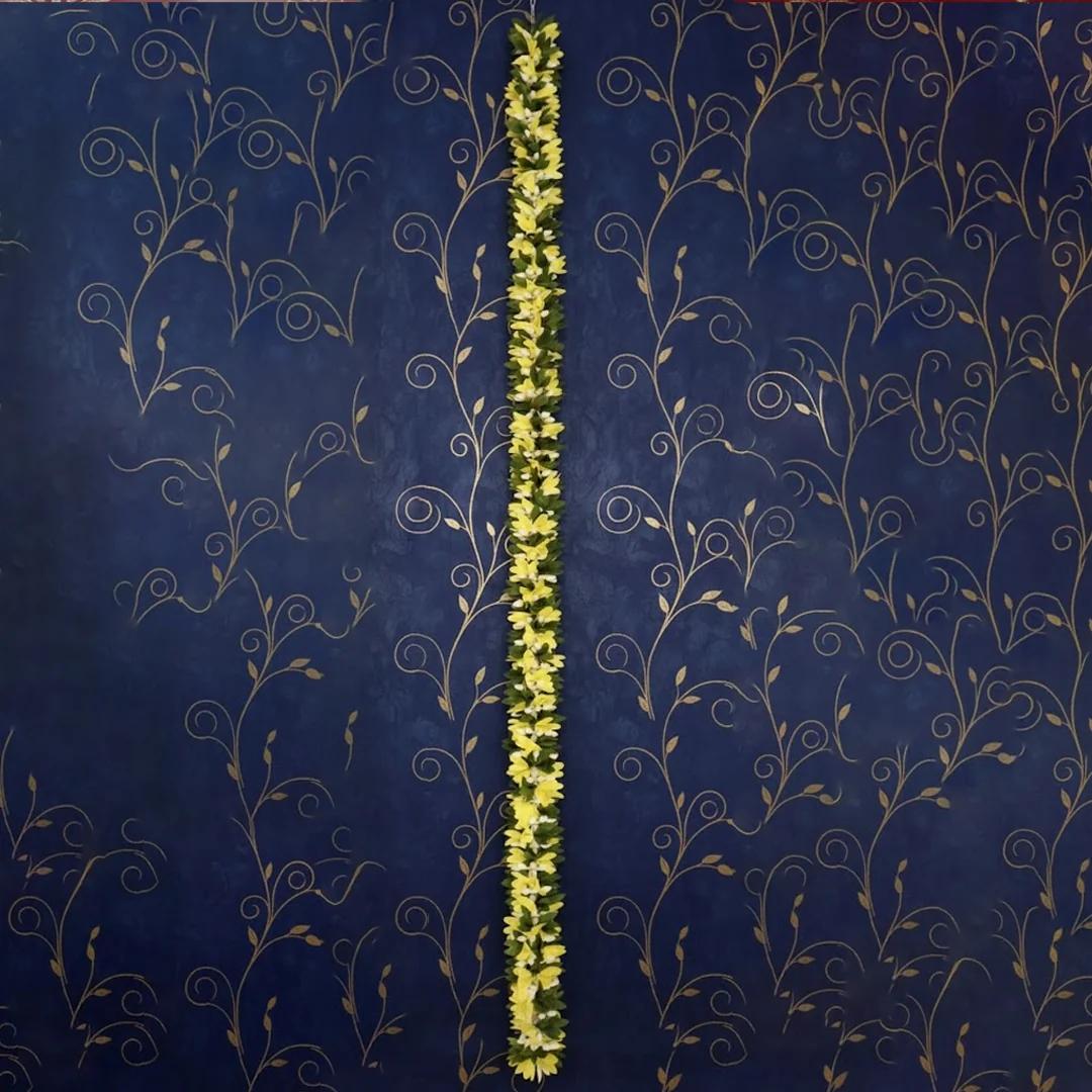 VPH Gift Store Artificial Flower Garland String for Home, Temple & Festivals