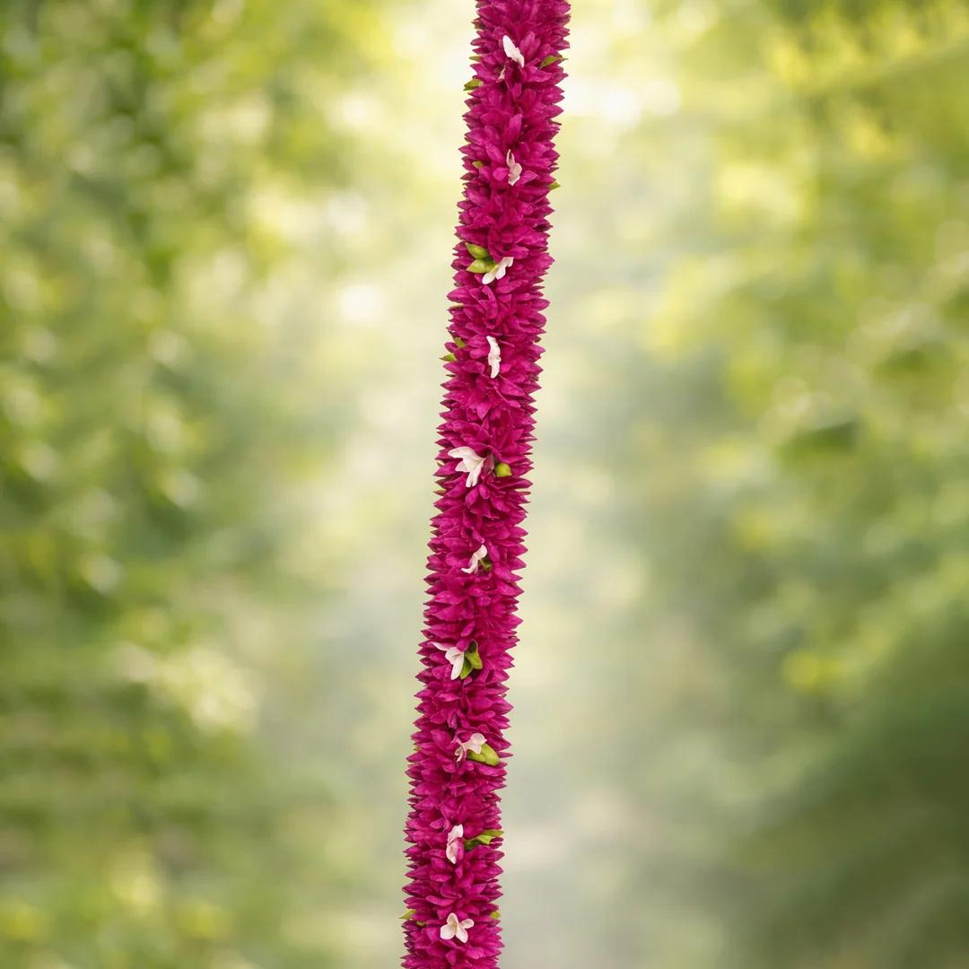 VPH Gift Store Decorative Artificial Flower Garland Set for Temple & Pooja Décor