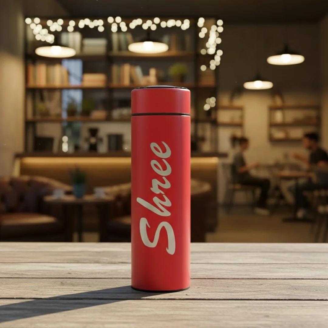 MH Decors LED Touchscreen Water Bottle – Smart Temperature Monitor