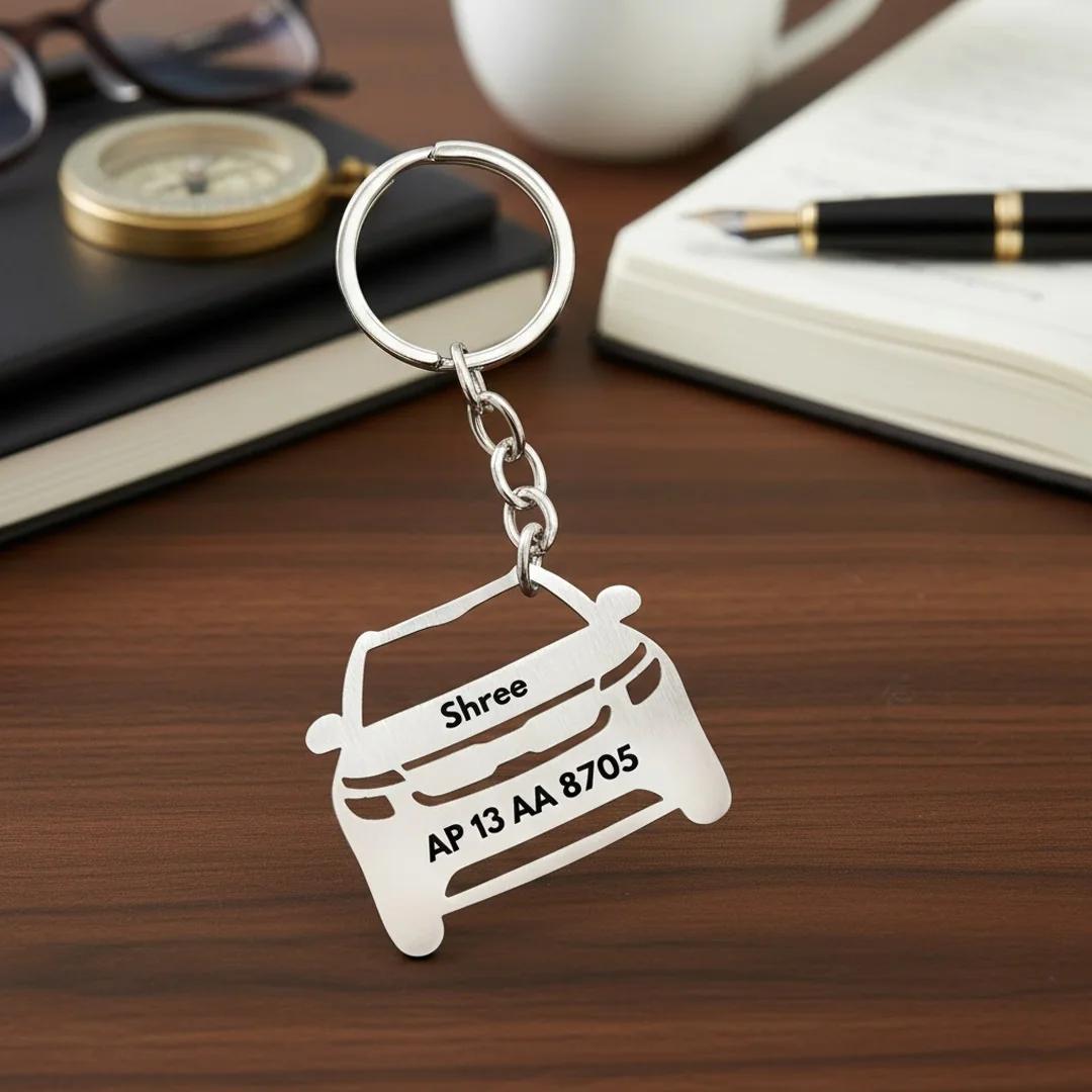 MH Decors Premium Metal Keychains for cars