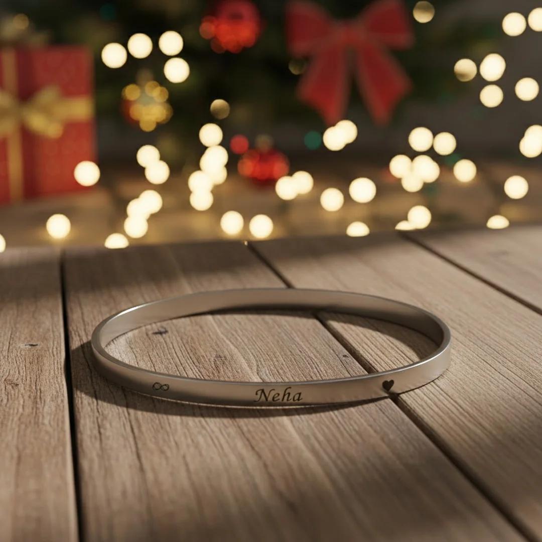 MH Decors Silver Kada for Men Stylish and Timeless Accessory