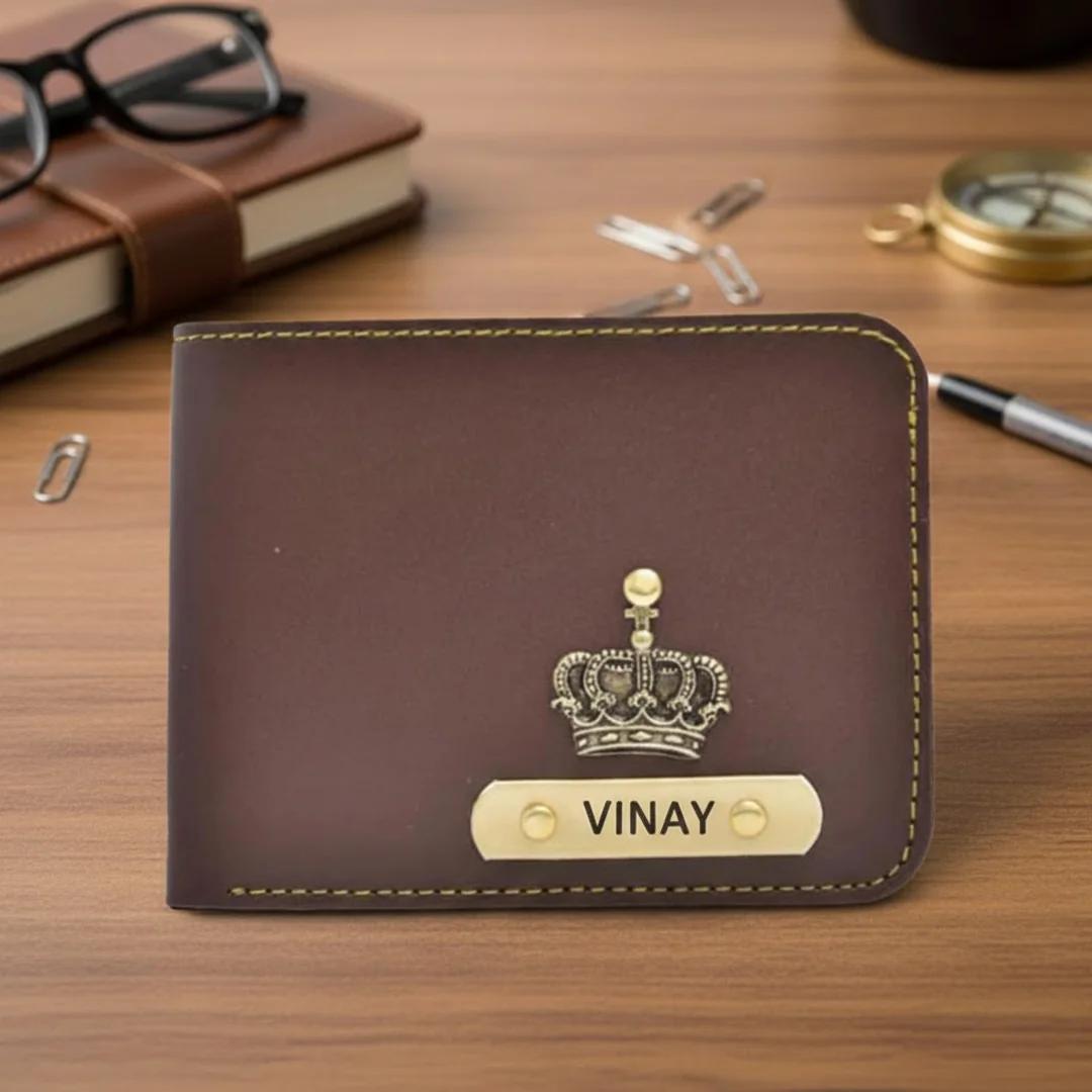 Zpics Stylish Men's Wallet Dark Brown